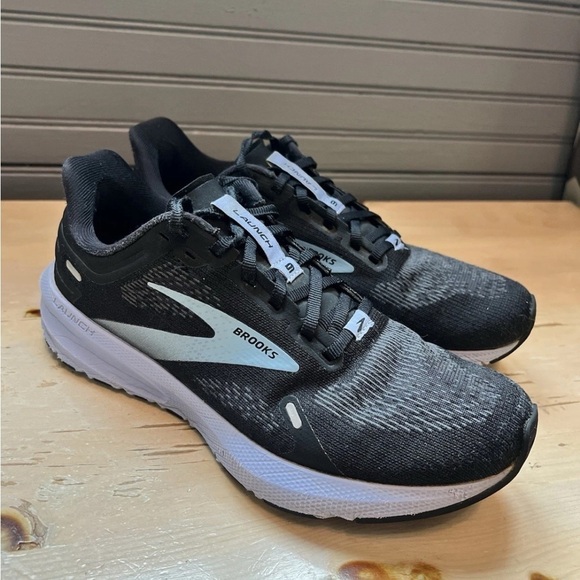Brooks Shoes - Brooks Launch 9 Black Purple Women’s Size 8.5 B Athletic Running 1203731B060